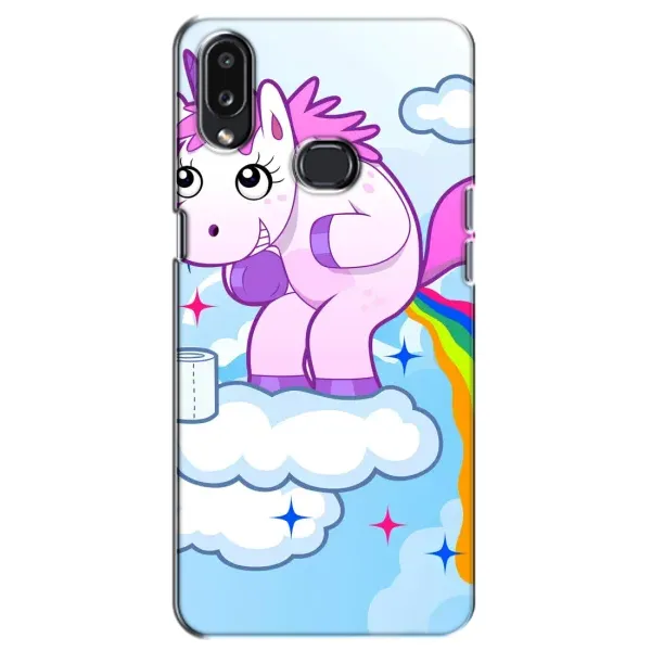 Чехол с рисунком «Радуга единорожка» для Samsung Galaxy A10s (A107) Чехол с рисунком «Радуга единорожка» для Samsung Galaxy A10s (A107)