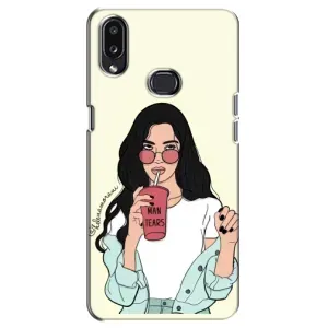 Силіконовый Чохол на Samsung Galaxy A10s (A107) з картинкой Модных девушек (З напоєм)