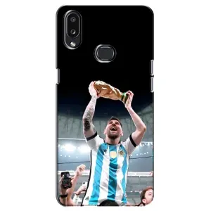 Чохли Лео Мессі Аргентина для Samsung Galaxy A10s (A107) (Щасливий Мессі)