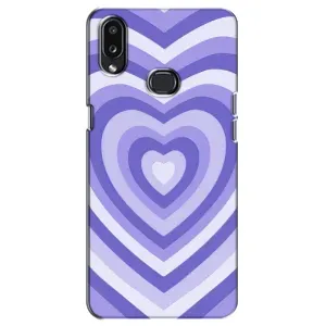 Чехлы с тематикой "Маленькие Сердечки" на Samsung Galaxy A10s (A107) (Сердце фиолет)