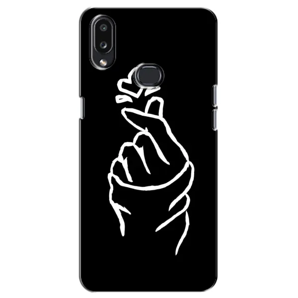 Чехол с рисунком «Сердце на черном» для Samsung Galaxy A10s (A107) Чехол с рисунком «Сердце на черном» для Samsung Galaxy A10s (A107)