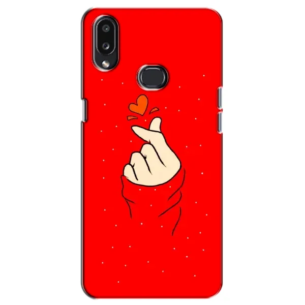 Чехол с рисунком «Сердце на красном» для Samsung Galaxy A10s (A107) Чехол с рисунком «Сердце на красном» для Samsung Galaxy A10s (A107)