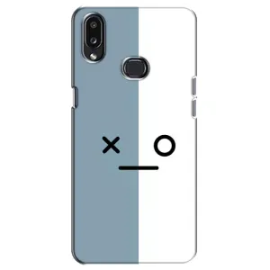 Чехол с рисунком «Серо-белый» для Samsung Galaxy A10s (A107)