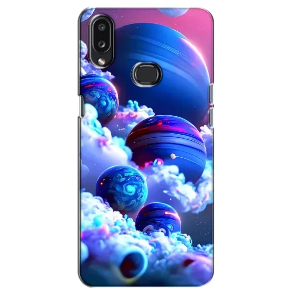 Чехол с рисунком «Синие планеты» для Samsung Galaxy A10s (A107) Чехол с рисунком «Синие планеты» для Samsung Galaxy A10s (A107)