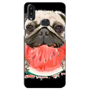 Чехол (ТПУ) Милые собачки для Samsung Galaxy A10s (A107) (Смешной Мопс)