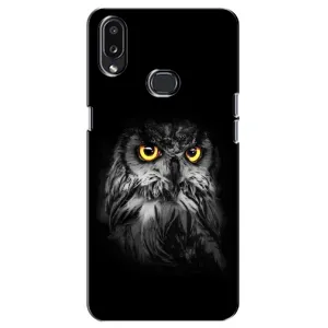 Чехлы с принтом СОВЫ для Samsung Galaxy A10s (A107) (Сова на чёрном)