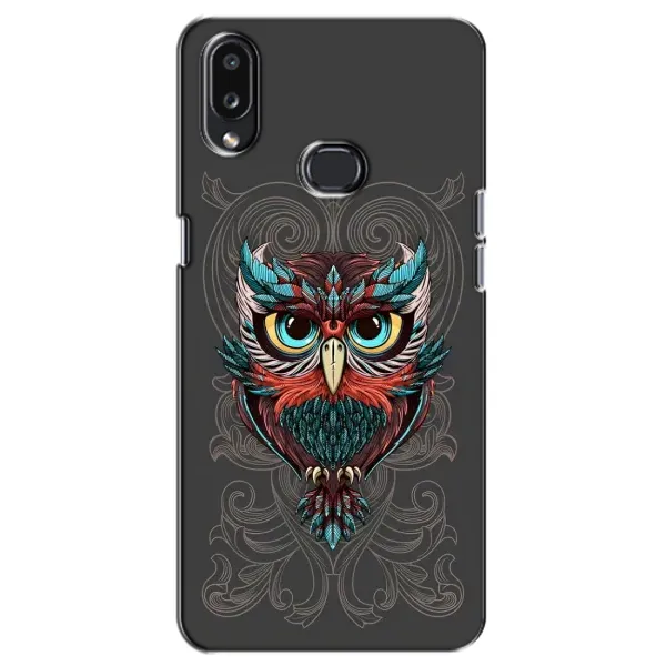 Чехол с рисунком «Сова на сером» для Samsung Galaxy A10s (A107) Чехол с рисунком «Сова на сером» для Samsung Galaxy A10s (A107)