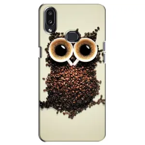 Чехлы с принтом СОВЫ для Samsung Galaxy A10s (A107) (Сова с зерен кофе)