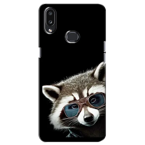 Чехол с рисунком «Стильный Енот» для Samsung Galaxy A10s (A107) Чехол с рисунком «Стильный Енот» для Samsung Galaxy A10s (A107)