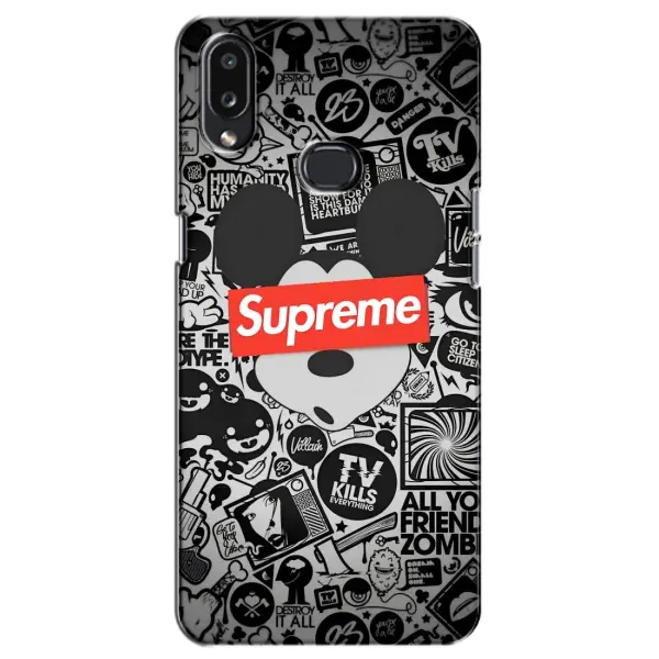 Чехол с рисунком «Supreme Маус» для Samsung Galaxy A10s (A107) Чехол с рисунком «Supreme Маус» для Samsung Galaxy A10s (A107)