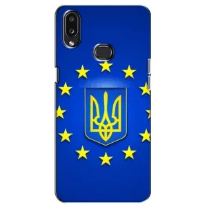 Чехол с Украинской символикой на Самсунг Галакси А10с (Украина это Европа)