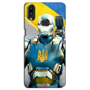 Силиконовый Чехол на Samsung Galaxy A10s (A107) (Я-Украина) (Украинский робокоп)