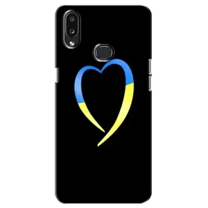 Силиконовый Чехол на Samsung Galaxy A10s (A107) (Я-Украина) (Украинское сердце)