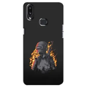 Чохол з картинкою "Герой Pubg" на Samsung Galaxy A10s (A107) (В полум'ї)