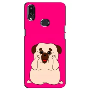 Чехол (ТПУ) Милые собачки для Samsung Galaxy A10s (A107) (Веселый Мопсик)