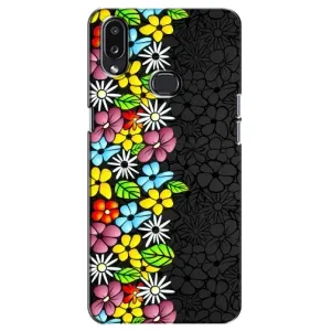 Чехол с Цветами для Samsung Galaxy A10s (A107) (Яркие цветы)