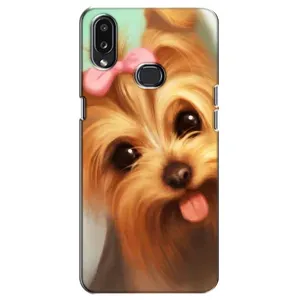 Чехол (ТПУ) Милые собачки для Samsung Galaxy A10s (A107) (Йоршенский терьер)