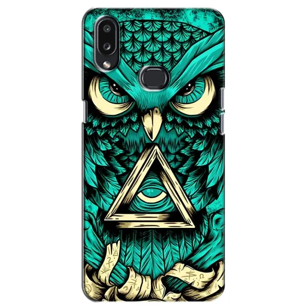 Чехол с рисунком «Зеленая сова» для Samsung Galaxy A10s (A107) Чехол с рисунком «Зеленая сова» для Samsung Galaxy A10s (A107)