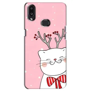 Чехол на тематику: Коты для Samsung Galaxy A10s (A107) (Зимний кот)