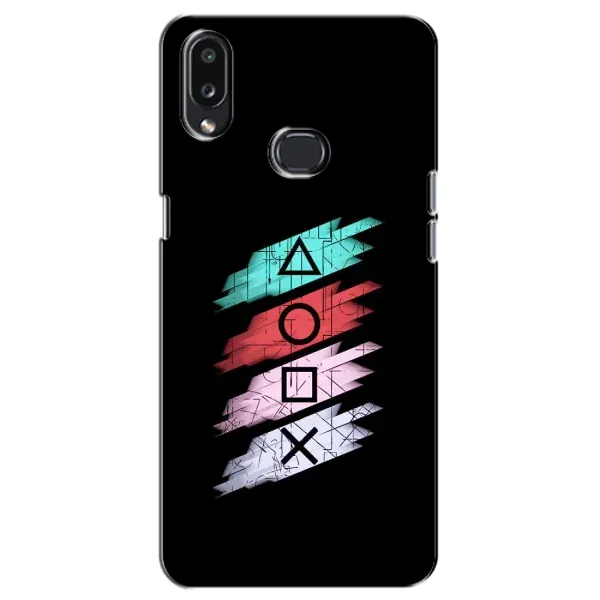 Чехол с рисунком «Значки Sony» для Samsung Galaxy A10s (A107) Чехол с рисунком «Значки Sony» для Samsung Galaxy A10s (A107)