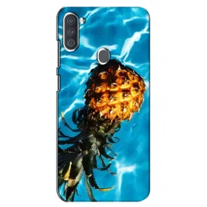 Чехол с изображением вкусной еды для Samsung Galaxy A11 (A115) (Ананас)