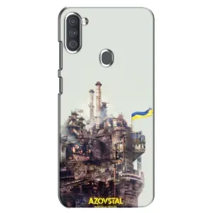Чехлы на военную тематику для Samsung Galaxy A11 (A115) (Азовсталь)