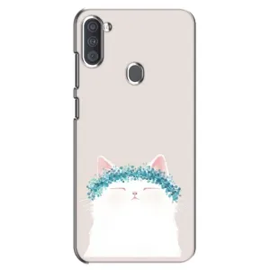 Чехол на тематику: Коты для Samsung Galaxy A11 (A115) (Белый котик)