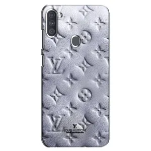 Текстурный Чехол Louis Vuitton для Самсунг Галакси А11 (Белый ЛВ)