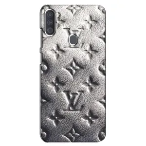 Текстурный Чехол Louis Vuitton для Самсунг Галакси А11 (Бежевый ЛВ)