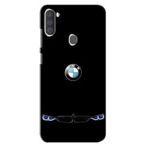Силіконовий бампер з картинкою машини на Samsung Galaxy A11 (A115) (Чорний BMW)