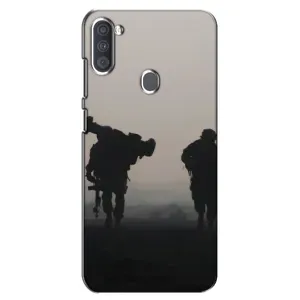 Чехлы на военную тематику для Samsung Galaxy A11 (A115) (Бой солдат)