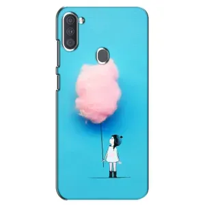 Девчачий Чехол для Samsung Galaxy A11 (A115) (Девочка с тучкой)