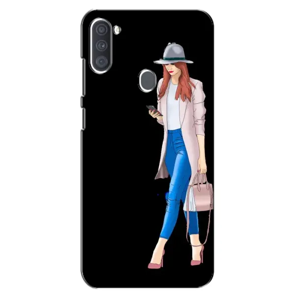 Чехол с рисунком «Девушка со смартфоном» для Samsung Galaxy A11 (A115) Чехол с рисунком «Девушка со смартфоном» для Samsung Galaxy A11 (A115)
