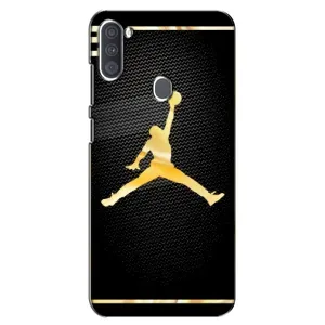 Силиконовый Чехол Nike Air Jordan на Самсунг Галакси А11 (Джордан 23)