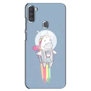 Чехол Unicorn на Samsung Galaxy A11 (A115) (Единорог космонавт)