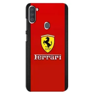 Силіконовий бампер з картинкою машини на Samsung Galaxy A11 (A115) (Ferrari Logo)