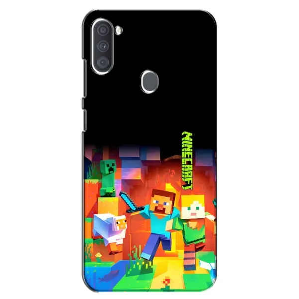 Чехол с рисунком «Герой Майнкрафт» для Samsung Galaxy A11 (A115) Чехол с рисунком «Герой Майнкрафт» для Samsung Galaxy A11 (A115)