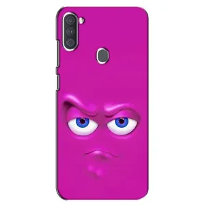 Силиконовые Чехлы (смешные стикеры) для Samsung Galaxy A11 (A115) (Хитрая мордочка)