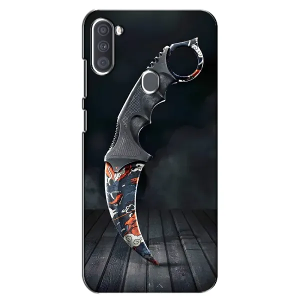 Чехол с рисунком «Кинжал КС ГО» для Samsung Galaxy A11 (A115) Чехол с рисунком «Кинжал КС ГО» для Samsung Galaxy A11 (A115)