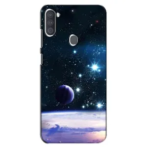 Чехол (ТПУ) с планетами на Samsung Galaxy A11 (A115) (Космический вид)