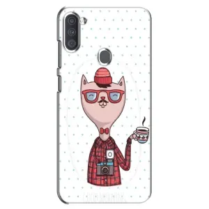 Чехол на тематику: Коты для Samsung Galaxy A11 (A115) (Кот аристократ)