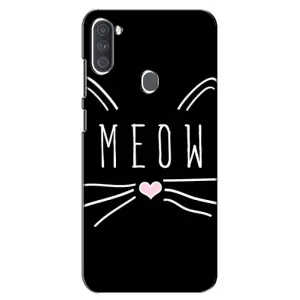 Бампер с изображением Котиков для Самсунг Галакси А11 (КОТИК MEOW)