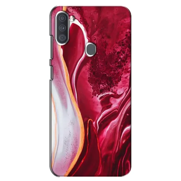 Чехол с рисунком «Красный мрамор» для Samsung Galaxy A11 (A115) Чехол с рисунком «Красный мрамор» для Samsung Galaxy A11 (A115)