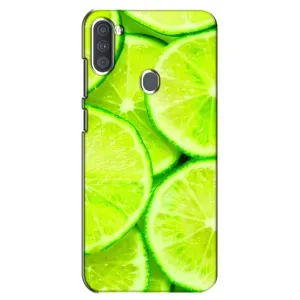 Чехол с изображением вкусной еды для Samsung Galaxy A11 (A115) (Лайм)