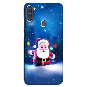 Чехлы на Новый Год Samsung Galaxy A11 (A115) (Маленький Дед Мороз)