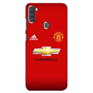 Силиконовые Чехлы принт Футбол на Samsung Galaxy A11 (A115) (Man United)