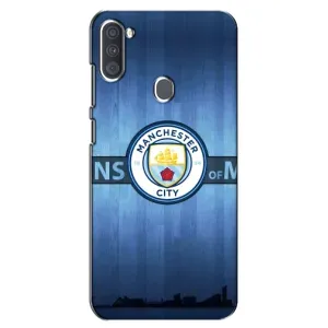 Силиконовые Чехлы принт Футбол на Samsung Galaxy A11 (A115) (ManCity)