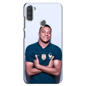 Чехол (TPU) с Футболистом на Samsung Galaxy A11 (A115) (Мбаппешичка)