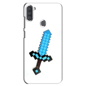 Чехлы для Samsung Galaxy A11 (A115) (Персонажи Майн Крафт) (Меч)