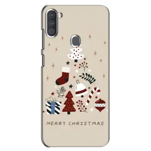 Чехол Санта Клаус для Samsung Galaxy A11 (A115) (Merry Christmas)